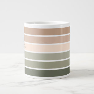 Personalisierter, neutraler Retreat-Jumbo Jumbo-Tasse