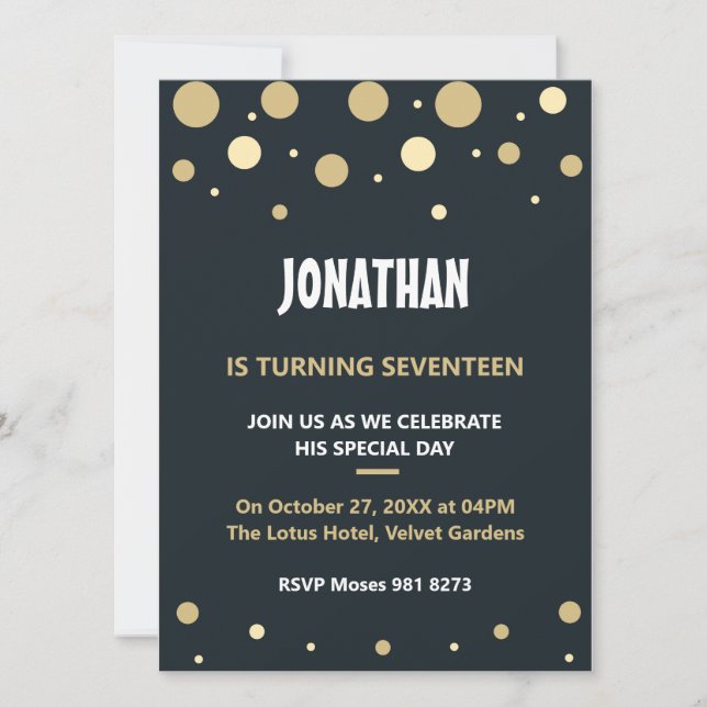 Personalisierter niedliche Geburtstag (Vorderseite)