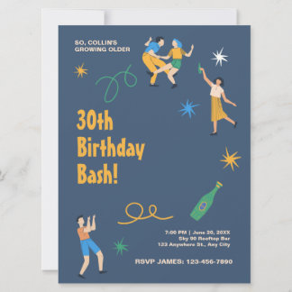 Personalisierter niedliche Geburtstag Einladung