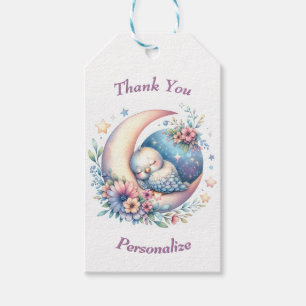 Personalisierter Niedlicher Baby Bird Schlafen auf Geschenkanhänger