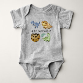 Personalisierter niedlicher Babysaurus Niedlicher  Baby Strampler