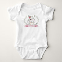 Personalisierter Niedlicher Badeanzug Bunny Baby B