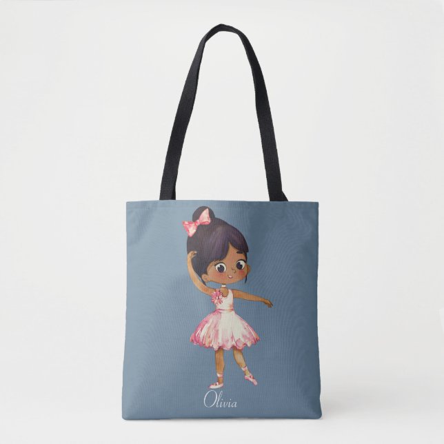 Personalisierter Niedlicher Balletttänzer Tasche (Vorderseite)