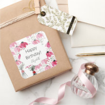 Personalisierter Niedlicher Boho Pink
