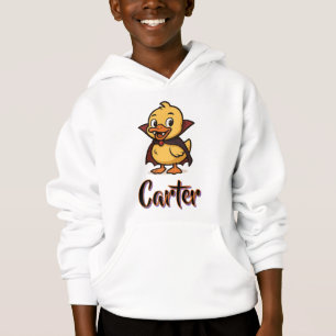 personalisierter Niedlicher Cartoon Halloween Ente Hoodie