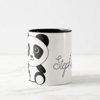 Personalisierter Niedlicher Cartoon Panda Bear