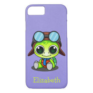 Personalisierter Niedlicher Chibi Turtle in Aviato Case-Mate iPhone Hülle