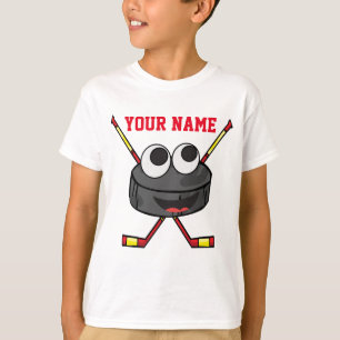Personalisierter niedlicher Eis-Hockeykobold und T-Shirt