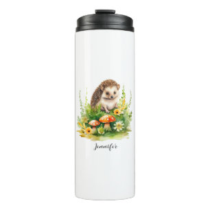 Personalisierter Niedlicher Igel Thermosbecher