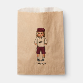 Personalisierter Niedlicher Junge Upsherin-Tasche Geschenktütchen