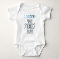 Personalisierter niedlicher Kinderroboter 1. Gebur