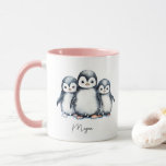 Personalisierter Niedlicher Pinguin Tasse<br><div class="desc">Personalisierte Niedliche Pinguin-Tasse</div>