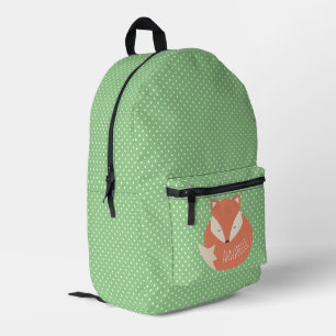 Personalisierter Niedlicher Schlaffuchs Bedruckter Rucksack