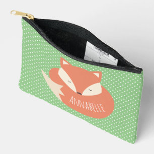 Personalisierter Niedlicher Schlaffuchs Zubehörtasche