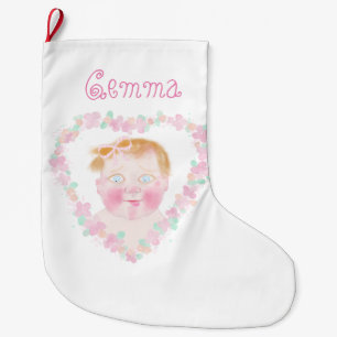 Personalisierter niedlicher Strumpf Großer Weihnachtsstrumpf