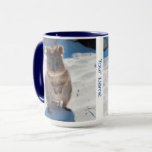 Personalisierter niedlicher und glücklicher Quokka