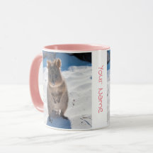 Personalisierter niedlicher und glücklicher Quokka