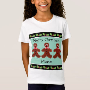 Personalisierter Niedlicher Weihnachtsmann T-Shirt
