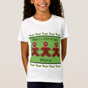Personalisierter Niedlicher Weihnachtsmann T-Shirt