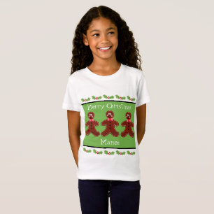 Personalisierter Niedlicher Weihnachtsmann T-Shirt