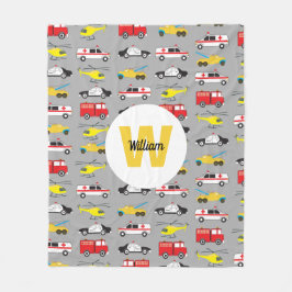 Personalisierter Notarverkehr Fleecedecke