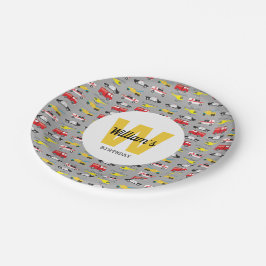 Personalisierter Notarverkehr Pappteller