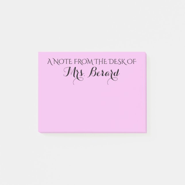 PERSONALISIERTER NOTIZBLOCK (Vorderseite)