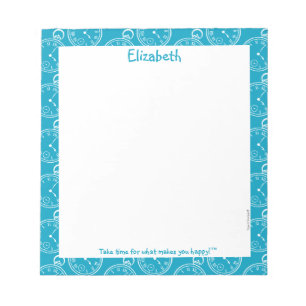 Personalisierter Notizblock der Taschenuhr