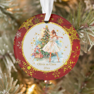Personalisierter Nussknacker-Ballett-Weihnachten - Ornament