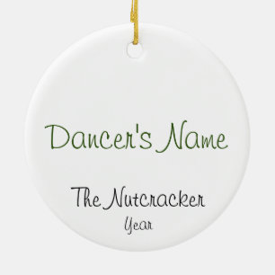 Personalisierter Nussknacker Clara Erinnerungsstüc Keramik Ornament