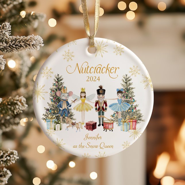 Personalisierter Nussknacker Keramik Ornament (Von Creator hochgeladen)
