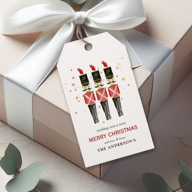 Personalisierter Nussknacker Weihnachten Geschenkanhänger (Von Creator hochgeladen)