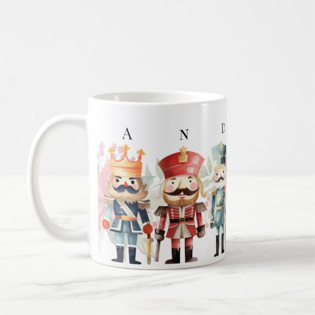 Personalisierter Nutcracker Kaffeetasse (Links)