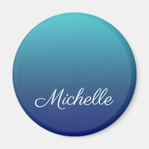 Personalisierter Ober-Farbverlauf Magnet