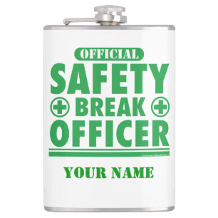 Personalisierter Offizieller Sicherheitspatent Flachmann