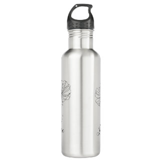 Personalisierter Oktober Cosmos Geburtstagsgeschen Edelstahlflasche