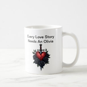 Personalisierter Olivia-Becher – Süßes Geschenk fü Kaffeetasse