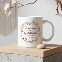 Personalisierter Oma-Wildblumen-Blumenkranz