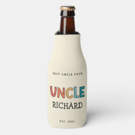 Personalisierter Onkel Retro Geschenk Bester Onkel Flaschenkühler