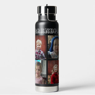 Personalisierter Opa   Enkelkinder Fotos Trinkflasche