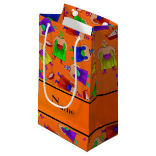 Personalisierter orange mexikanischer kleine geschenktüte