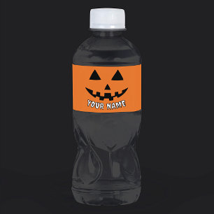 Personalisierter orangefarbener Kürbis Halloween I