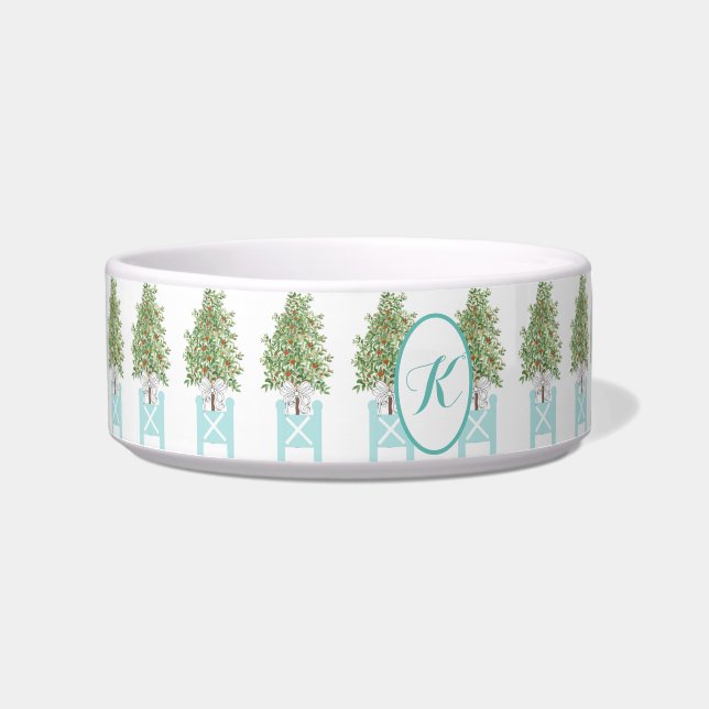 Personalisierter Orangenbaum Topirie Chinoiserie H Napf (Vorderseite)