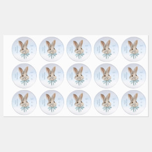Personalisierter Osterhase-Aufkleber Etiketten