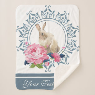Personalisierter Osterkaninchen Sherpadecke
