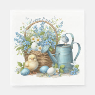 Personalisierter Osterküken Serviette