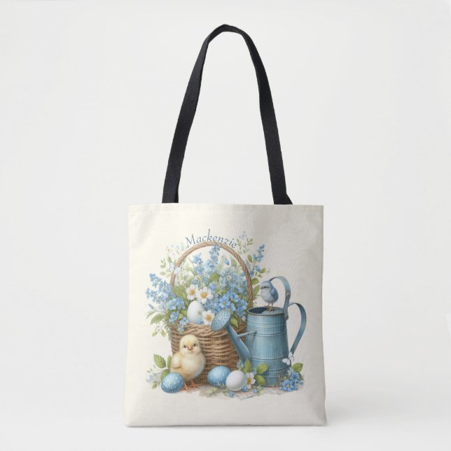Personalisierter Osterküken Tasche (Vorderseite)