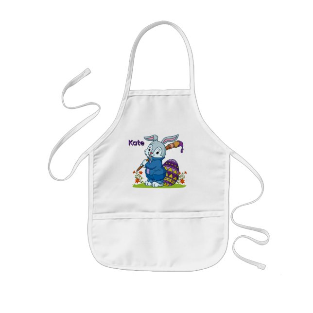 Personalisierter Ostermalerei  Kinderschürze (Vorne)