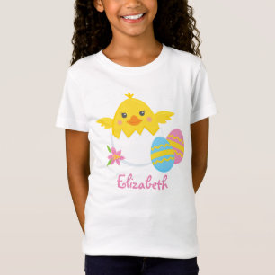Personalisierter Osterzick-Girl's Fine Jersey T-Sh T-Shirt