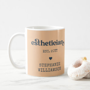 Personalisierter Östhetiker Kosmetologe Beauticia Kaffeetasse